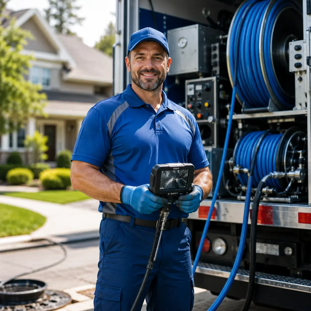 Local outdoor drain cleaning specialists in Fredericksburg, IN